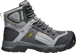 'Keen Utility' Men's 6" Davenport 400GR SR WP Comp Toe - Magnet / Steel Grey