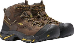 'Keen Utility' Men's Braddock Mid EH WP Soft Toe - Cascade Brown / Yellow / Black 10 'Keen Utility' Men's Braddock Mid EH WP Soft Toe - Cascade Brown / Yellow / Black -Sports Fashion Store 1020162 PLA large 1024x1024@2x