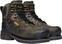 'Keen Utility' Men's 6" Philadelphia WP Comp Toe - Cascade Brown / Black -Sports Fashion Store 1022110 PLA large 1024x1024@2x