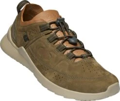 'Keen Outdoor' Men's Highland Oxford Sneaker - Dark Olive / Plaza Taupe -Sports Fashion Store 1022662 3Q large 1024x1024@2x