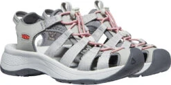 'Keen Outdoor' Women's Astoria West Sandal - Grey / Coral -Sports Fashion Store 1023589 PLA large 1024x1024@2x