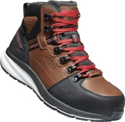 'Keen Utility' Men's Red Hook EH WP Comp Toe Hiker - Tobacco / Black -Sports Fashion Store 1024576 3Q large 1024x1024@2x