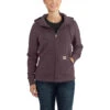 'Carhartt' Women's Clarksburg Full Zip Hoodie - Blackberry Heather -Sports Fashion Store 102788V27 WS22 CM 1 1024x1024@2x