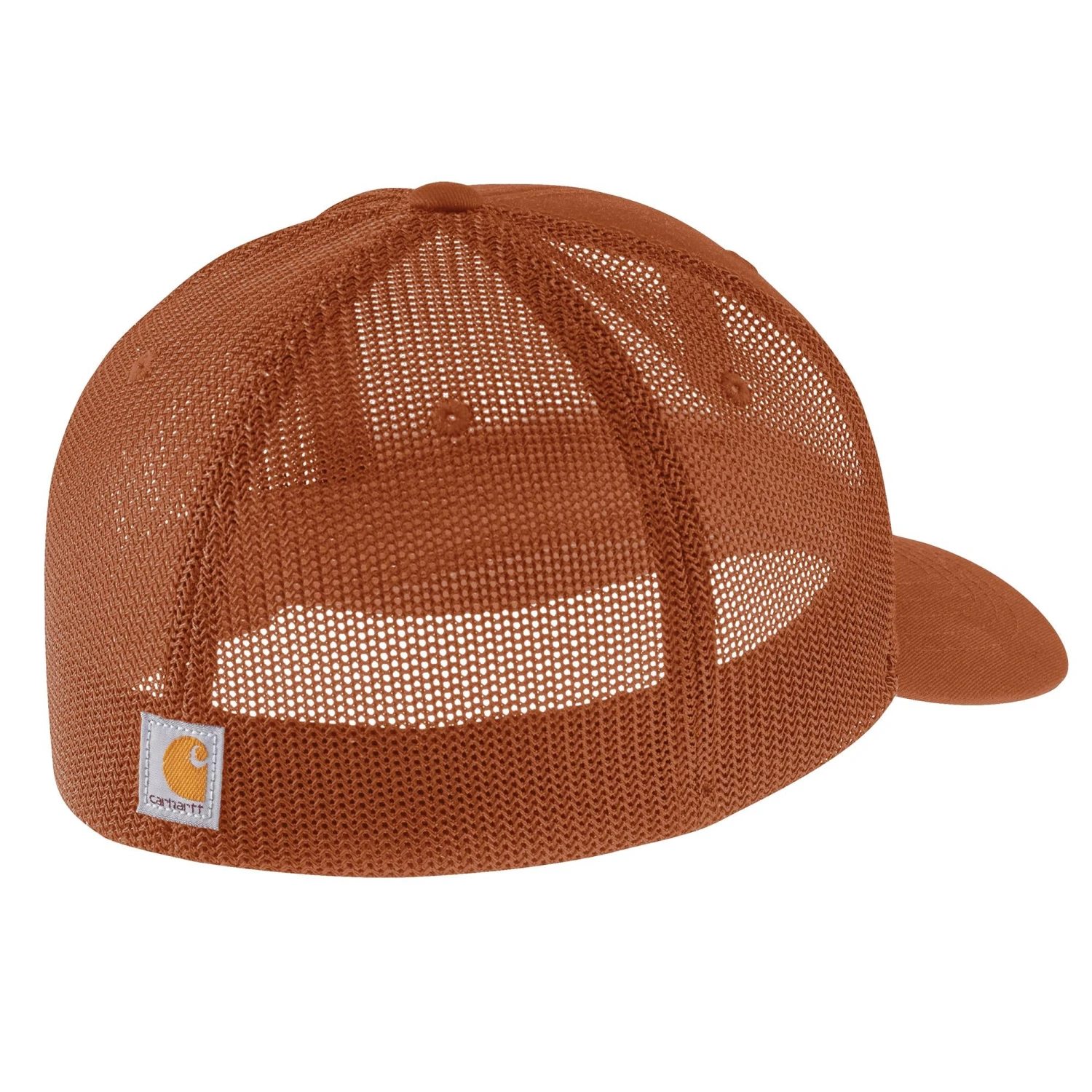 'Carhartt' Men's Rugged Flex Fitted Canvas Mesh-Back Logo Graphic Cap - Burnt Sienna 4 'Carhartt' Men's Rugged Flex Fitted Canvas Mesh-Back Logo Graphic Cap - Burnt Sienna - Image 2