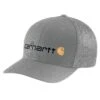 'Carhartt' Men's Rugged Flex Fitted Canvas Mesh-Back Logo Graphic Cap - Asphalt -Sports Fashion Store 105353 APH MS22 1024x1024@2x