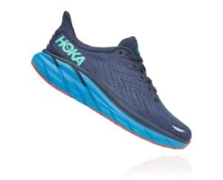 'Hoka' Men's Clifton 8 - Outer Space / Vallarta Blue -Sports Fashion Store 1119393 OSVB 2 1024x1024@2x