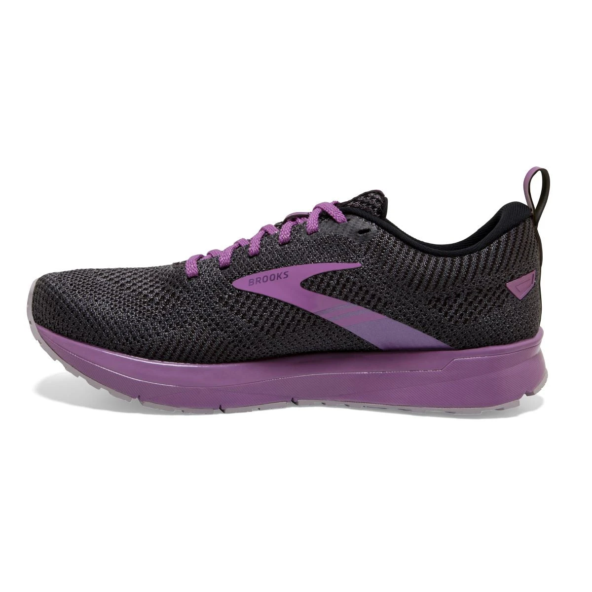 'Brooks' Women's Revel 5 - Black / Ebony / Pale Pansy 7 'Brooks' Women's Revel 5 - Black / Ebony / Pale Pansy - Image 5