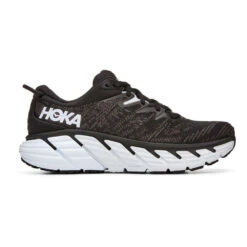 'HOKA' Women's Gaviota 4 - Black / White (Wide) -Sports Fashion Store 19571921687 5e077f49 603d 4989 a831 17397d739e32 1024x1024@2x