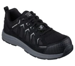 'Skechers' Men's Malad II EH Comp Toe - Black -Sports Fashion Store 200127 BLK 1024x1024@2x