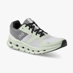 'On Running' Women's Cloudrunner - Frost / Aloe -Sports Fashion Store 46.99019 cloudrunner ss22 frost aloe w g6 1024x1024@2x