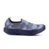'OOFOS' Women's OOmg EeZee Low Shoe - Black / Grey Camo -Sports Fashion Store 5072BKGYCMO shot1 1024x1024@2x