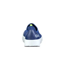 'OOFOS' Women's OOmg EeZee Low Shoe - White / Navy -Sports Fashion Store 5072WHTNVY shot5 1024x1024@2x