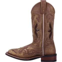 'Laredo' Women's 11" Spellbound Western Square Toe - Tan -Sports Fashion Store 5661 3 1500x.progressive ebb953a3 01bd 41a2 93a2 85203444f4bf 1024x1024@2x