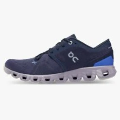 'On Running' Women's Cloud X 3 - Midnight / Heron -Sports Fashion Store 60.98689 cloud x 3 fw22 midnight heron w g4 1024x1024@2x