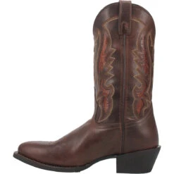'Laredo' Men's 12" Silas Western Round Toe - Brown -Sports Fashion Store 68469 3 1200x d878c189 b6ba 45e2 9333 9ef11e2223cc 1024x1024@2x