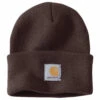 'Carhartt' Acrylic Knit Watch Hat - Dark Brown -Sports Fashion Store A18 DKB S19 1024x1024@2x
