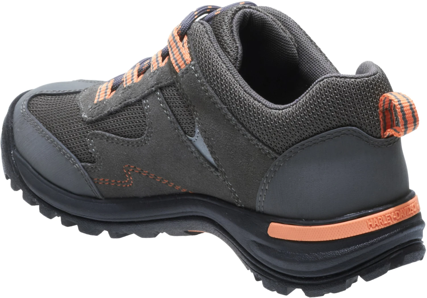 'Harley Davidson' Women's Wincrest Oxford - Grey / Light Orange 8 'Harley Davidson' Women's Wincrest Oxford - Grey / Light Orange - Image 6