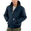 'Carhartt' Men's Loose Fit Firm Duck Insulated Flannel-Lined Active Jacket - Navy -Sports Fashion Store J140DNY MF18 1 1024x1024@2x
