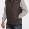 'Cinch' Men's Bonded Vest - Brown 1 'Cinch' Men's Bonded Vest - Brown -Sports Fashion Store MWV1515013 2 1024x1024@2x