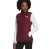 'The North Face' Women’s Mossbud Insulated Reversible Vest - Cordovan -Sports Fashion Store NF0A4R3G 6R3 model34 1024x1024@2x