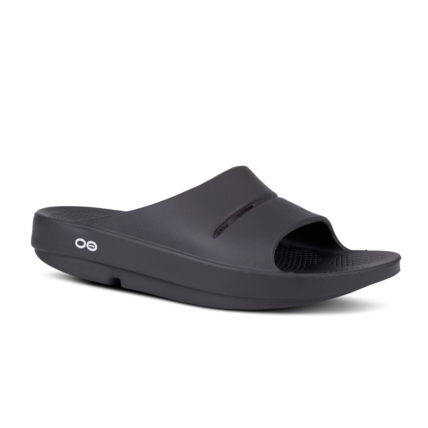 'OOFOS' Unisex OOahh Slide Sandal - Black 4 'OOFOS' Unisex OOahh Slide Sandal - Black - Image 2