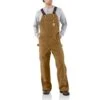 'Carhartt' Men's Unlined Duck Zip To Thigh Bib Overall - Carhartt Brown -Sports Fashion Store R37BRN MF18 1024x1024@2x