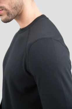 'Terramar' Men's 4.0 Military Fleece Heritage Crew - Black -Sports Fashion Store W8369 010 4 1024x1024@2x